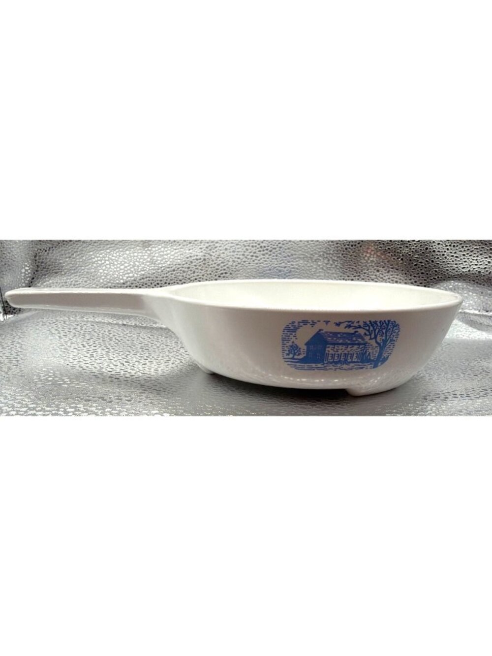 Vintage Corning Ware Blue Colonial House Amana Radarware Microwave Browning Skil